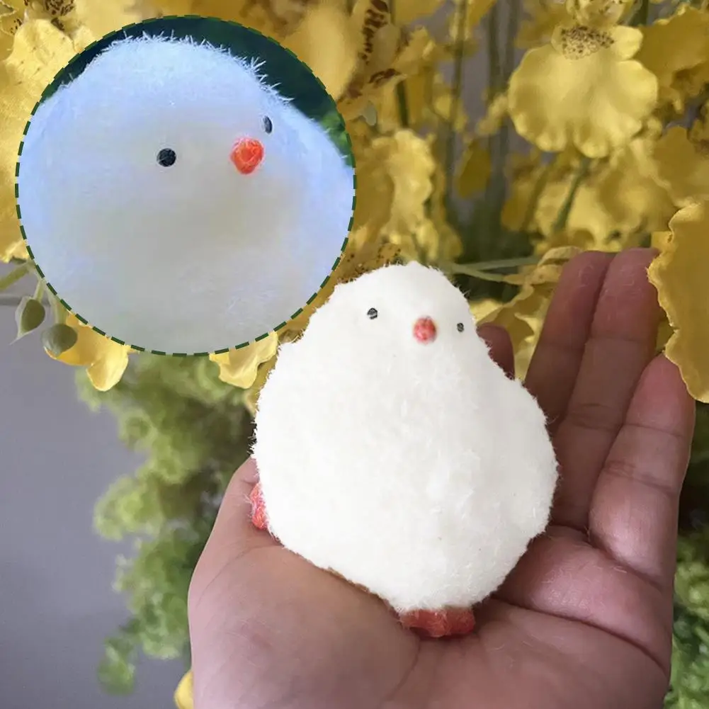 Cute Chick Squeeze Handmade Silicone Toy, Soft And Elastic Stress Release To Toy Squeeze K8j6