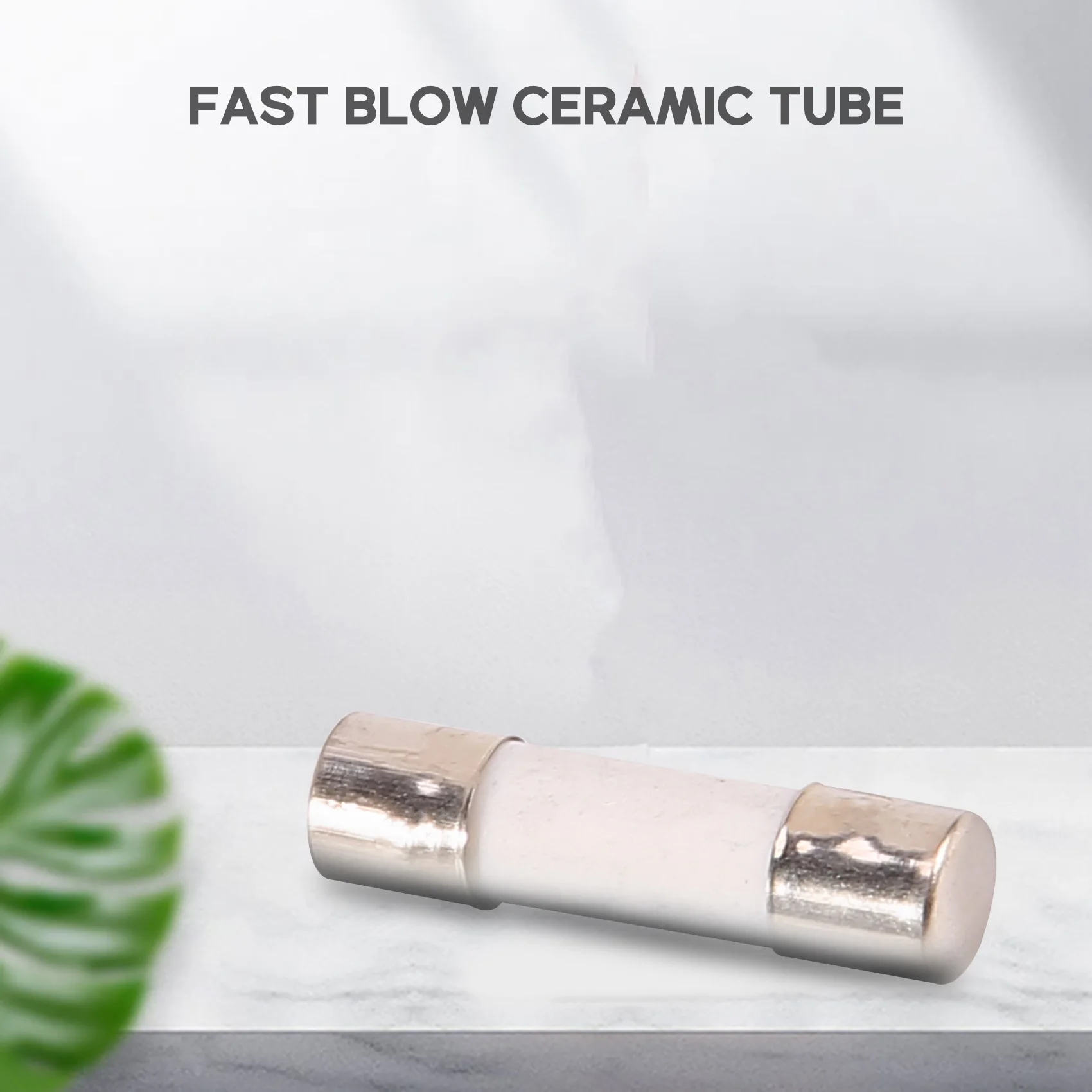 ABFA 10 個 250V 0.5A 500mA 速断セラミックヒューズチューブ 5mm x 20mm