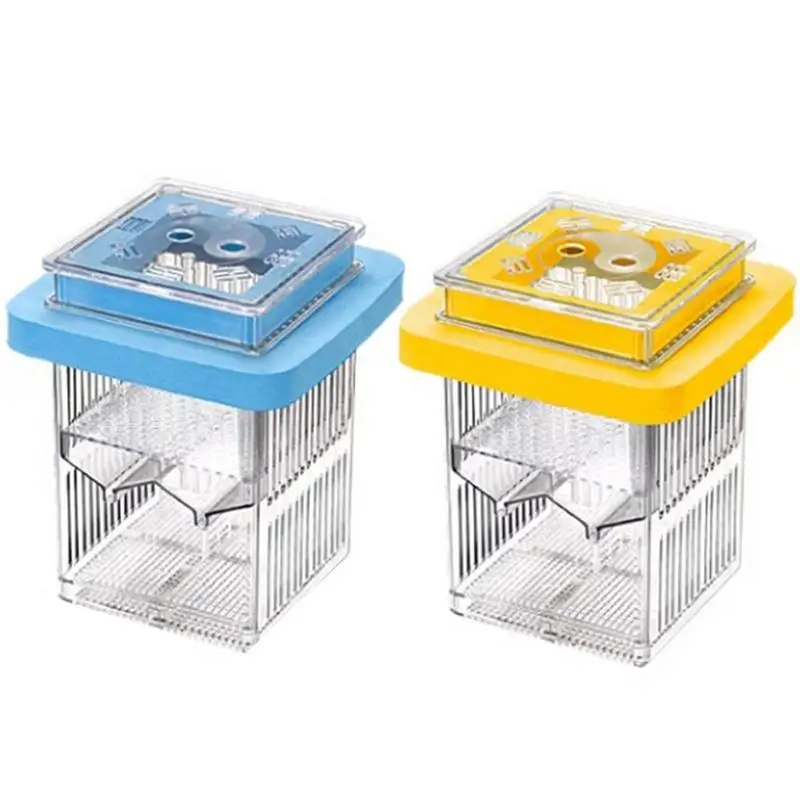 Guppy Breeder Box Floating Clear Frame Hatching Box Fish Tank Divider Acclimation Case Mother Fish Incubator For Shrimp