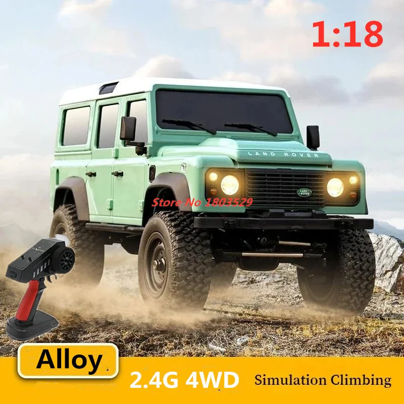 2.4G 1:18 4WD Professional Large RC Truck Full Scale Simulation Model Modified Off-road Crawler Boy Child Toy Gifts RC Truck Gif