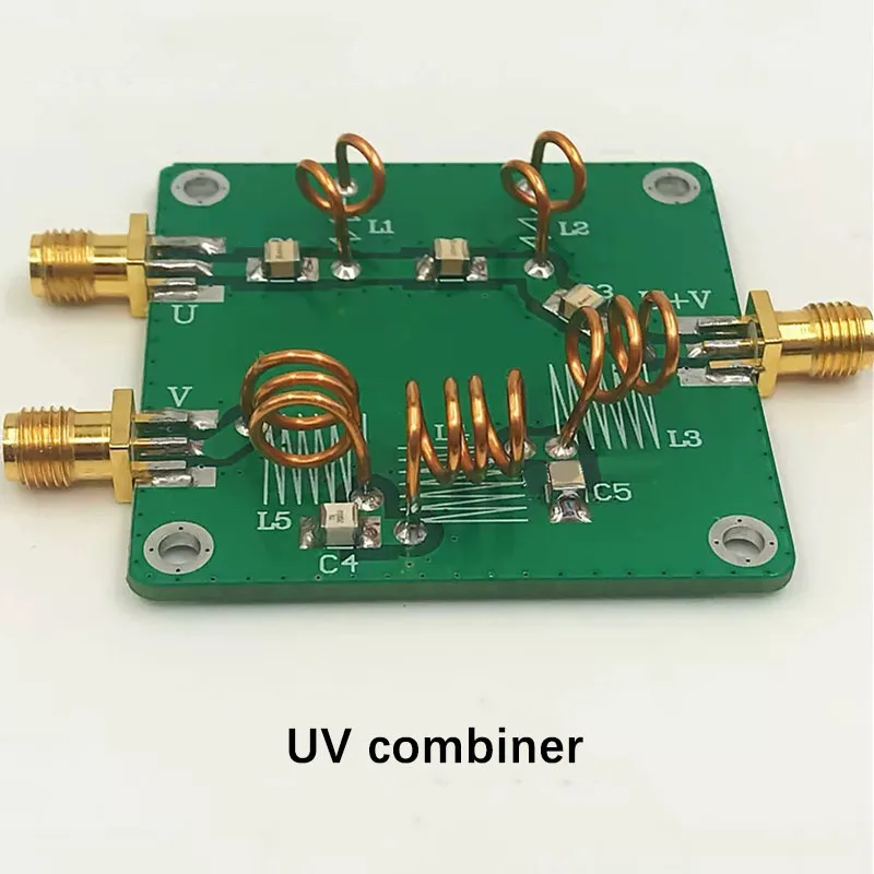 Ham Radio Antenna Accessory UHF VHF Combiner UV Signal Splitter LC Filter RF Merge Separation Device