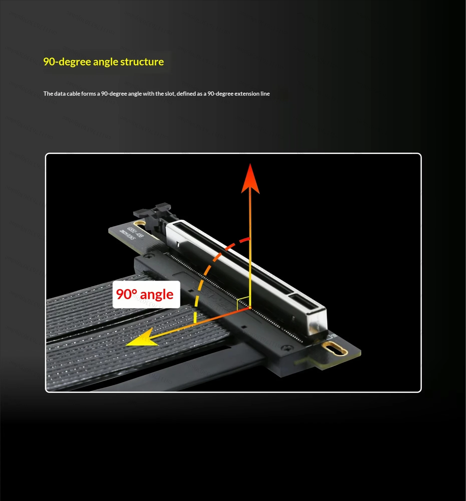 Kabel Riser PCIe 5.0 X16 350mm - Pcie 5.0 Gpu Riser Cable ulasan dan harga