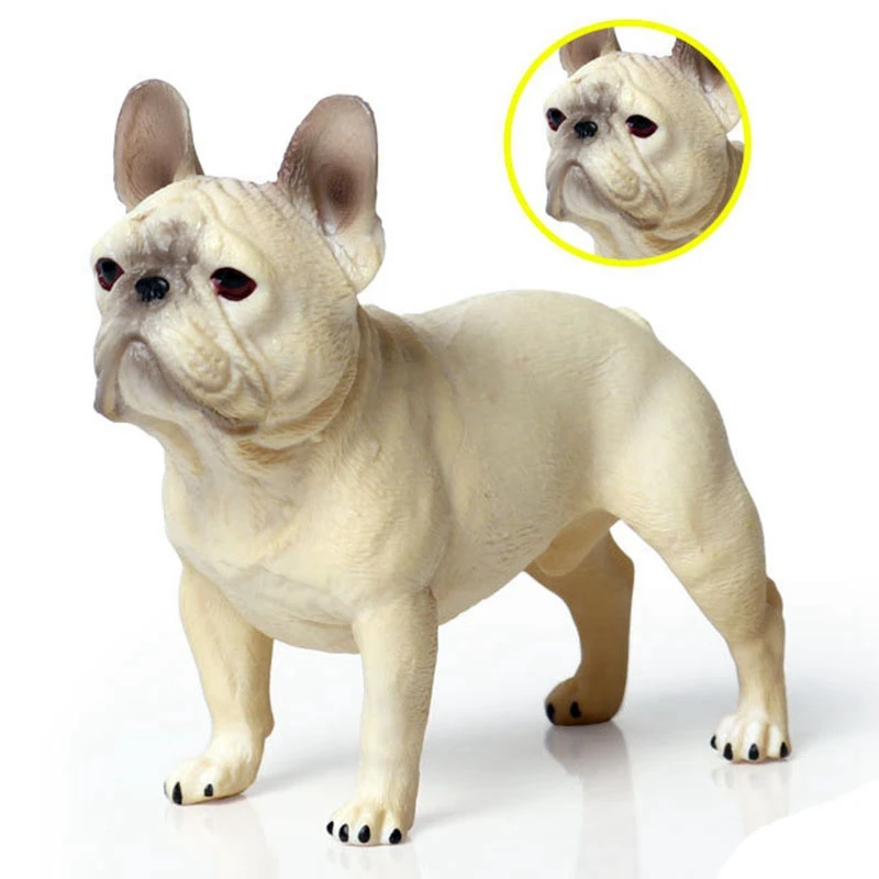 Pug Dog French Bulldog Models Standing Position Action Figure Kids Educational Cheap Toy Gift Collection