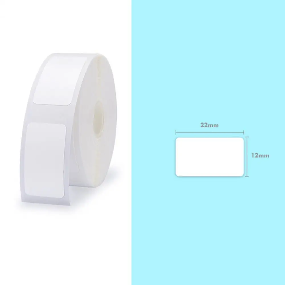 1 rollo de etiquetas de impresión, superficie lisa útil, resistente al agua, tacto suave, precio, pegatina