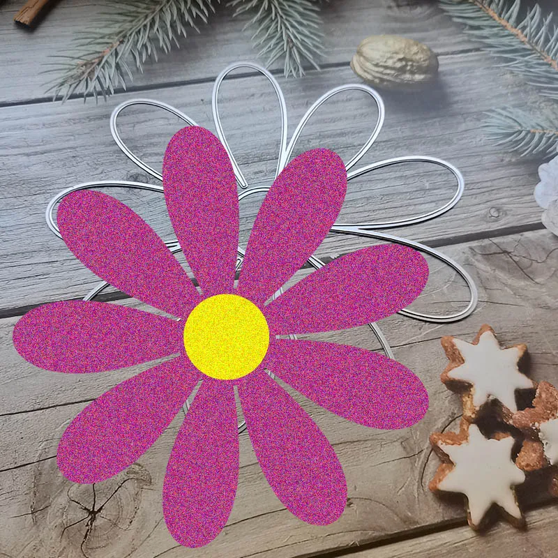 New 20cm Flowers And Shells Craft Embossing Mold 2026 Metal Cutting Dies for DIY Decorative Scrapbooking Album Card Making