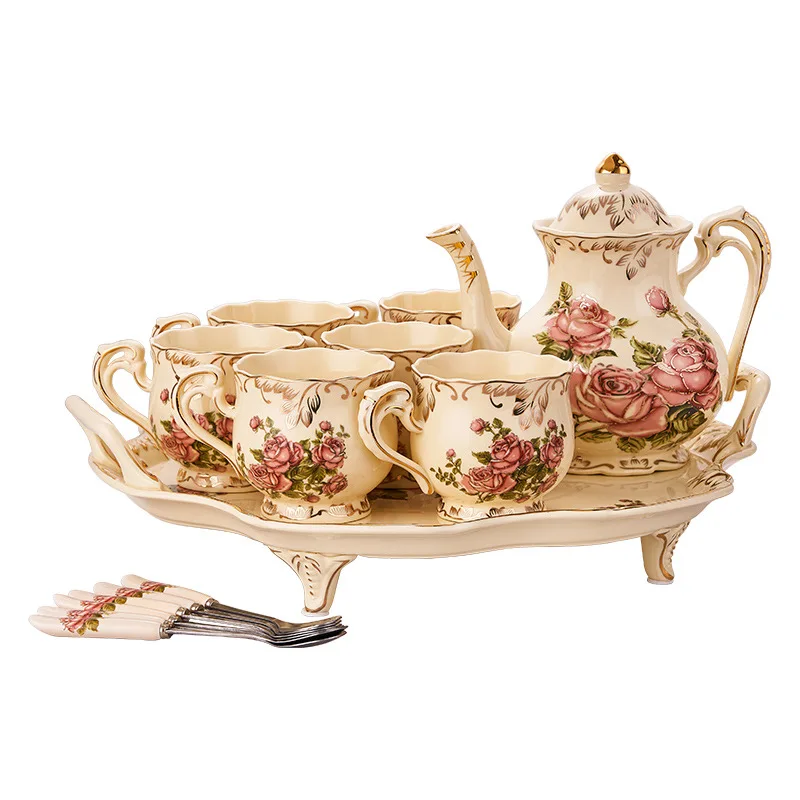 

Fruit juice can be used for high temperature household use, living room ceramic coffee set
