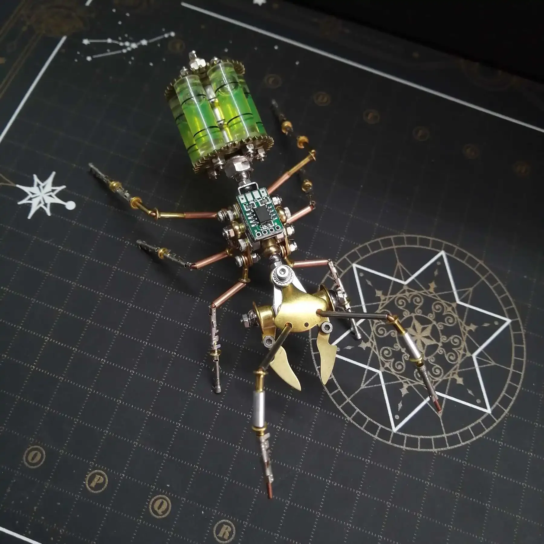 Kit de modèle en métal Ant pour enfants et adultes, jouet de puzzle 3D, assemblage d'insectes mécaniques, blocs de construction, cyberpunk, bricolage