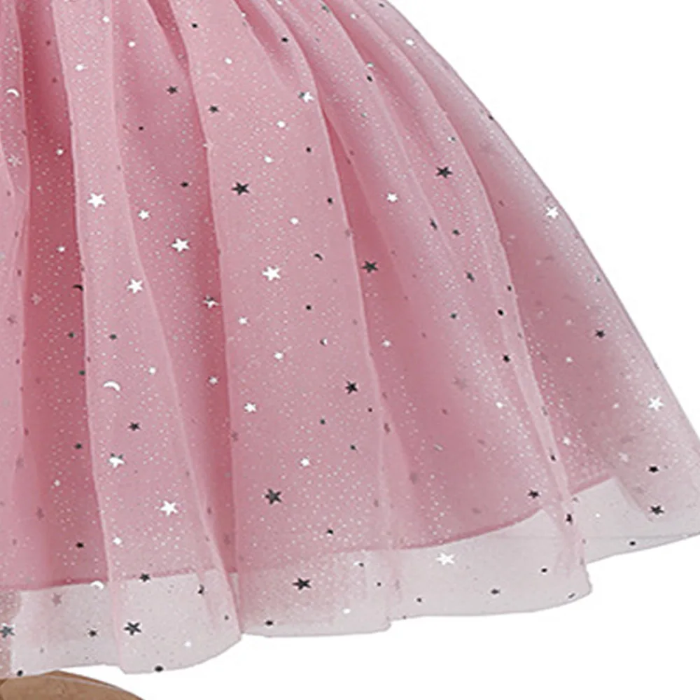 2026 Formal DRess Children's shining wedding dress baby  girl 1 year-old Birthday party dress performance prom gown - view 6