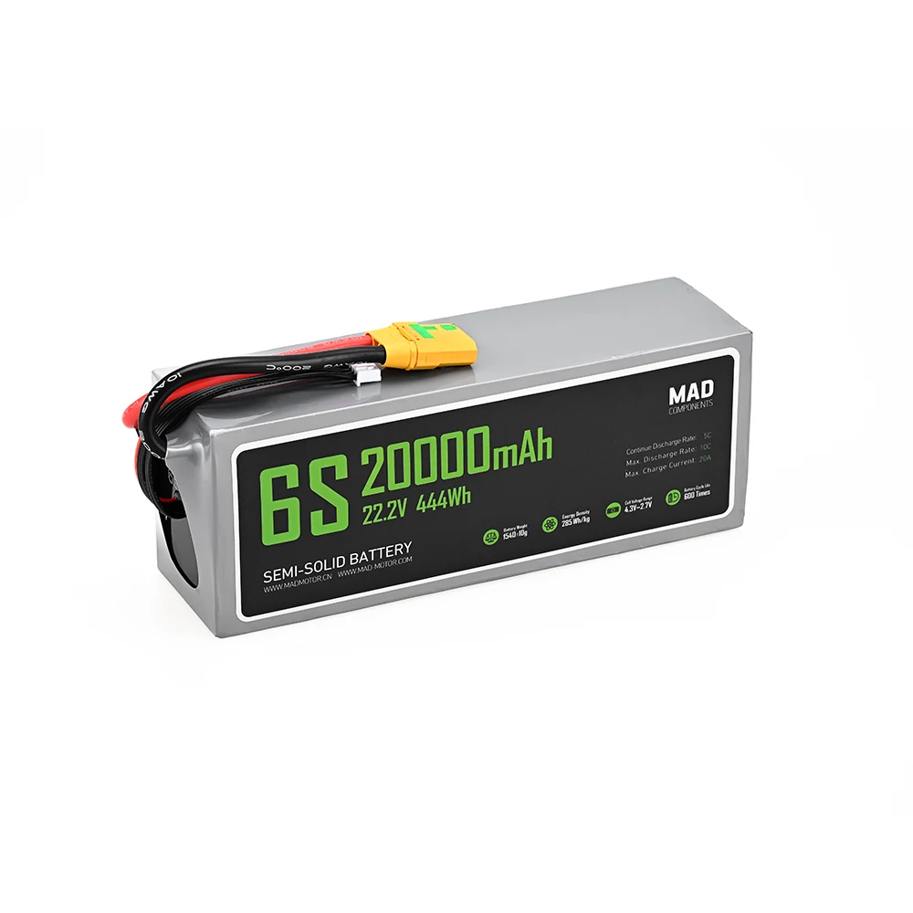 MAD 6S 20Ah Drone Solid State Lithium-ion Battery