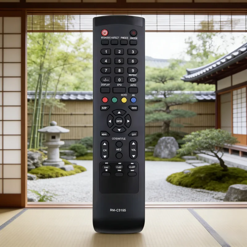 

Сменный пульт дистанционного управления для телевизора JVC RM-C3195, простой в использовании, совместим с телевизорами JVC, обеспечивает плавную работу.