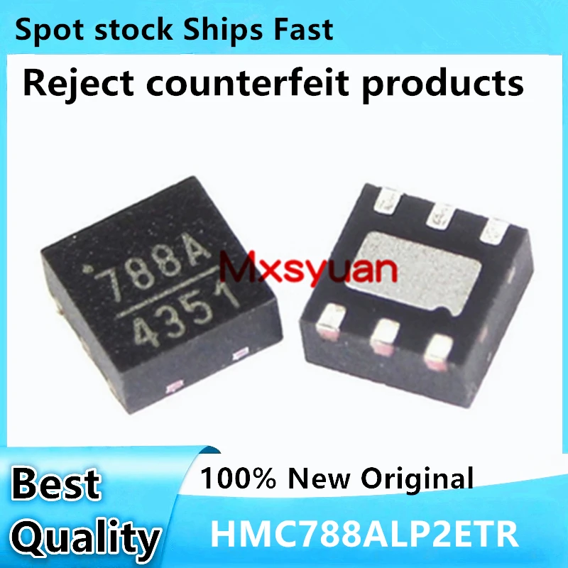 

2~10PCS/LOT HMC788ALP2E HMC788ALP2ETR HMC788A 788A QFN6 Ships Fast 100% New original In stock