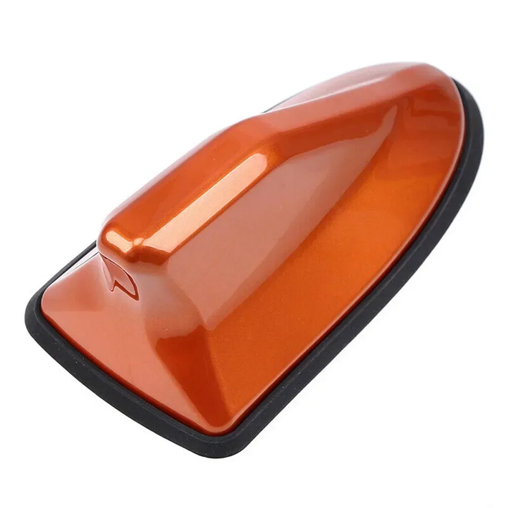 1x Universele Auto Antenne Cover Waterdicht Am/Fm Sterk Signaal Antenne 163X78X66Mm Oranje Voor De Meeste Auto Externe Accessoires