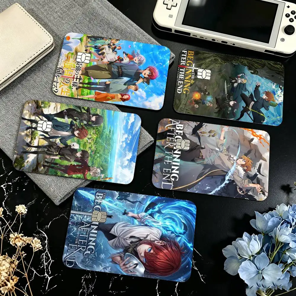 Beginning After The End  Credit Card HD Stickers Small Chip Waterproof Sticker Game Card Decal Gift