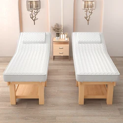 Sillas de masaje de madera para todo el cuerpo, cama cómoda para tatuajes, cosméticos, colchones de pedicura, Camas portátiles, muebles de masaje, MQ50MB