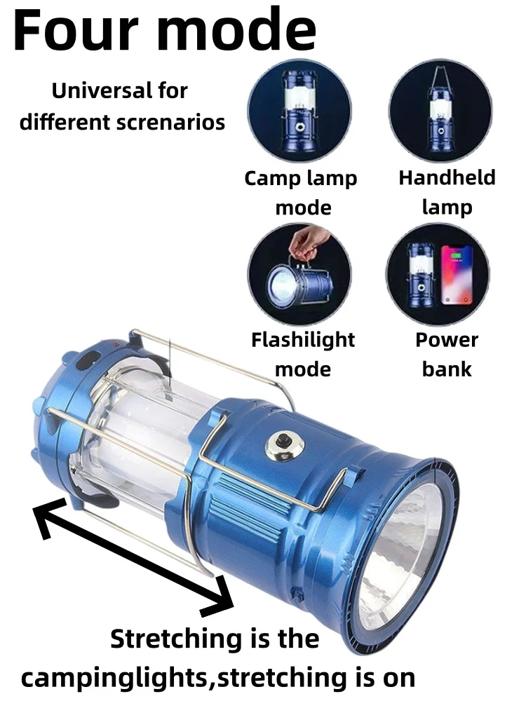 Solar LED Portable Tent Lamp 4