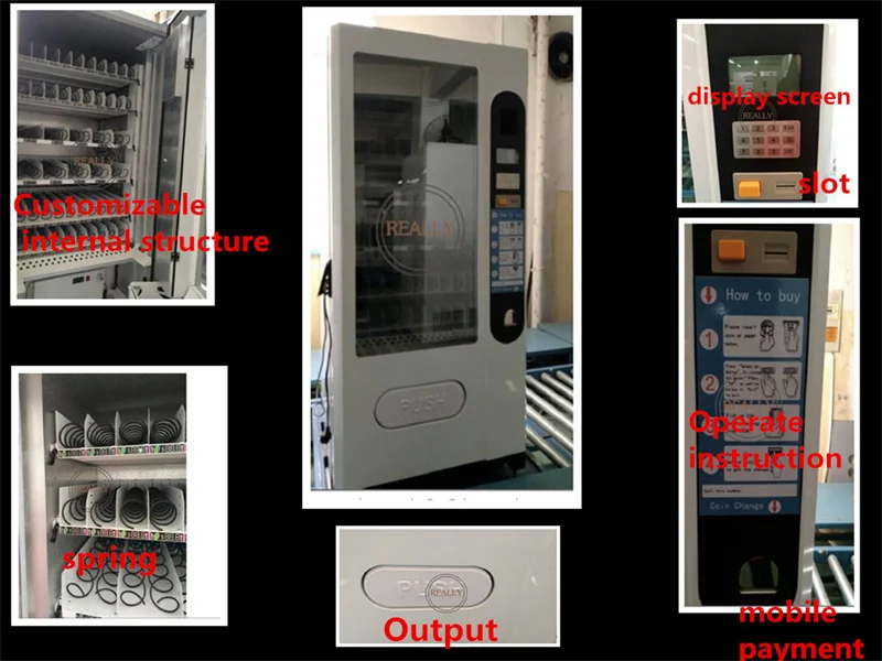 Commercial Vending Machine Large and Smart Vender Food Snack and Drink Vendor