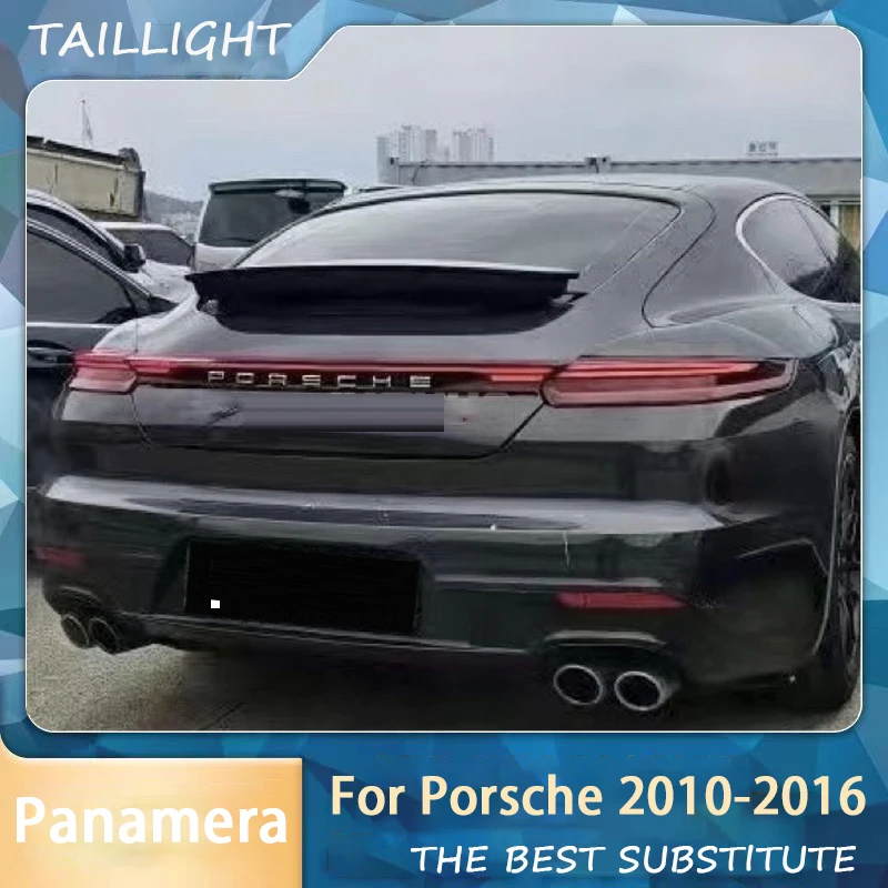 Car Rear Lights For Porsche Panamera 970 2010-2016 Tail light LED Reverse Brake Light 970.1 970.2 Upgrade 971 Styling Taillights