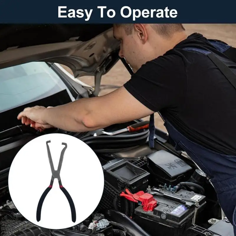 Automotive Electrical Disconnect Pliers Automotive Electrical Connector Disconnect Pliers Long Spark Plug Removal Pliers Hose