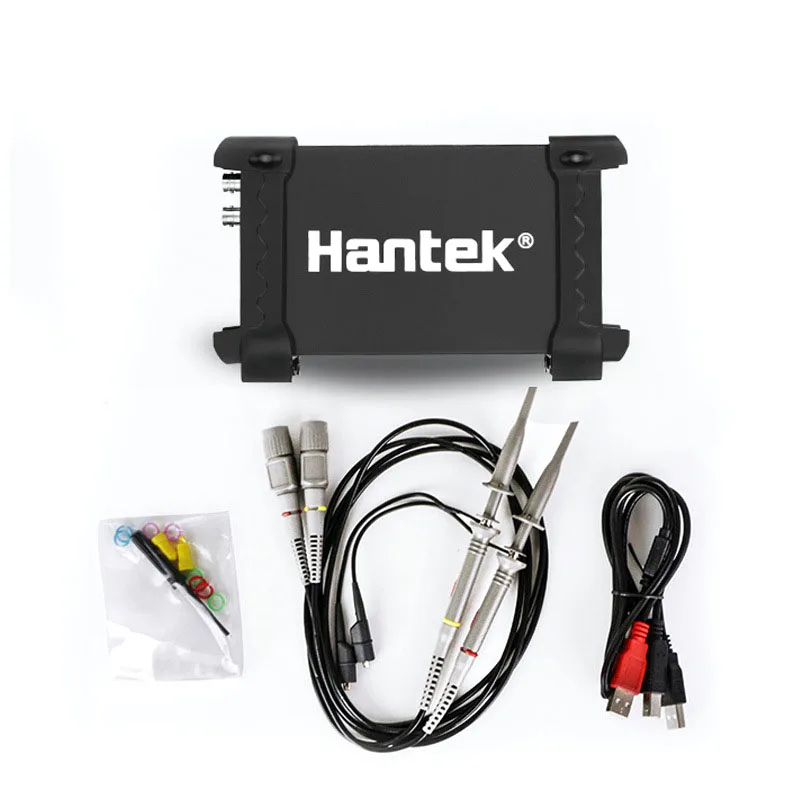 

HANTEK 6022BE 2-channel automotive maintenance oscilloscope 20M bandwidth 48MSA/s sampling rate USB virtual oscilloscope