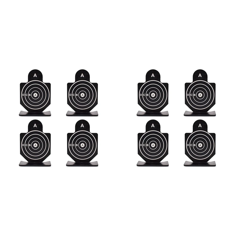 8Pcs IPSC Competitive Sports Mini Alloy Human Shape Targets