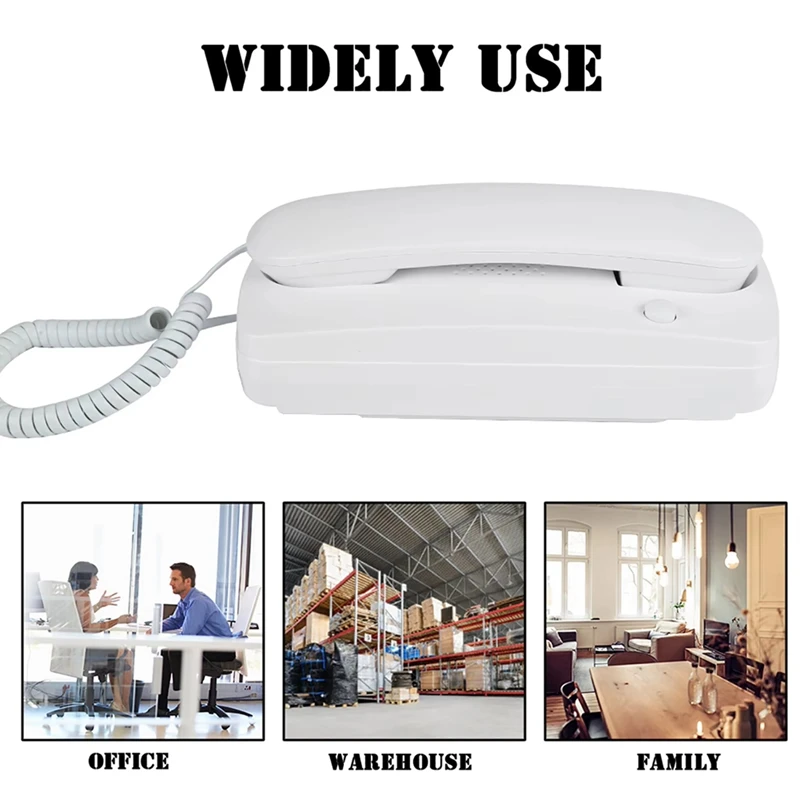 New Audio Walkie Talkie Non-Visual Walkie Talkie Wired Two Way Intercom Doorphone Audio Villa Home Office Nonvisual