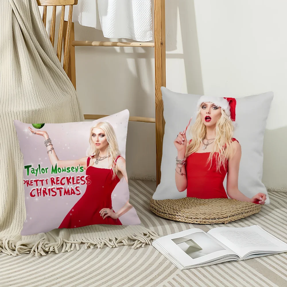 Band The Pretty Reckless Pillow Case Home  Cushion Cover Suitable For Office Sofa Car Suitable For All Seasons