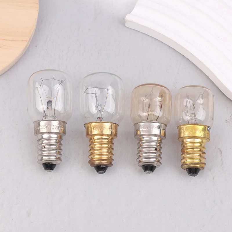 High Temperature Bulb 120/220V 15W 25W E14 300 Degree T22 Microwave Oven Light Bulbs Steamer Lamp Bulbs Salt Light Bulb