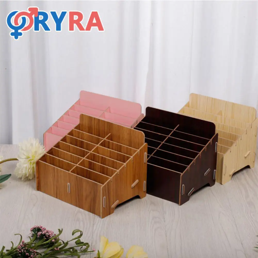 

Classification Tool Box Multi-grid Mobile Phone Wood 12/14 Grid Wholesale For Office Home Classroom Storage Box Grid