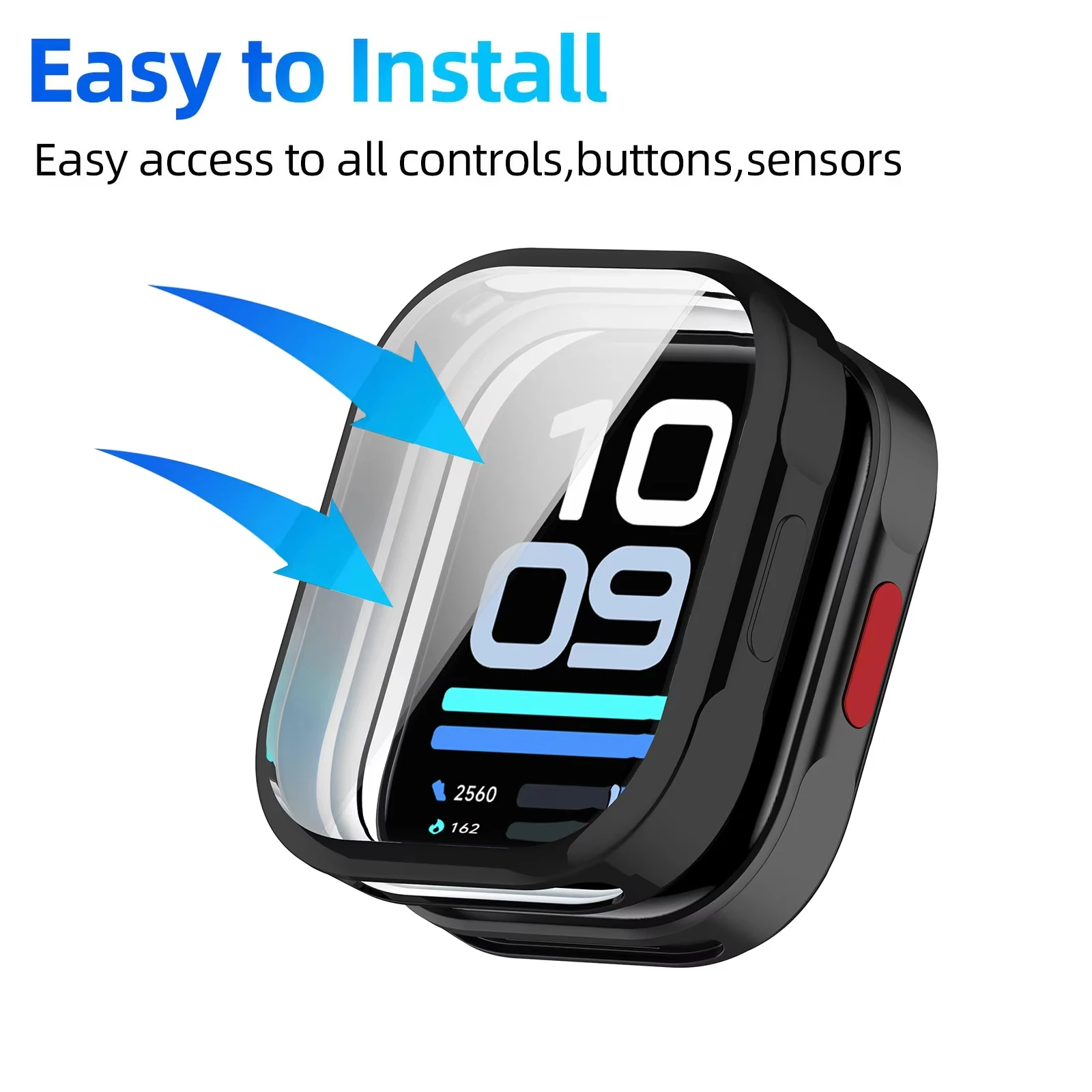 Smartwatch Soft Shockproof Protective Case for Redmi Watch 6 Lite Accessories TPU Screen Protector Cover For Redmi Watch 6 Lite