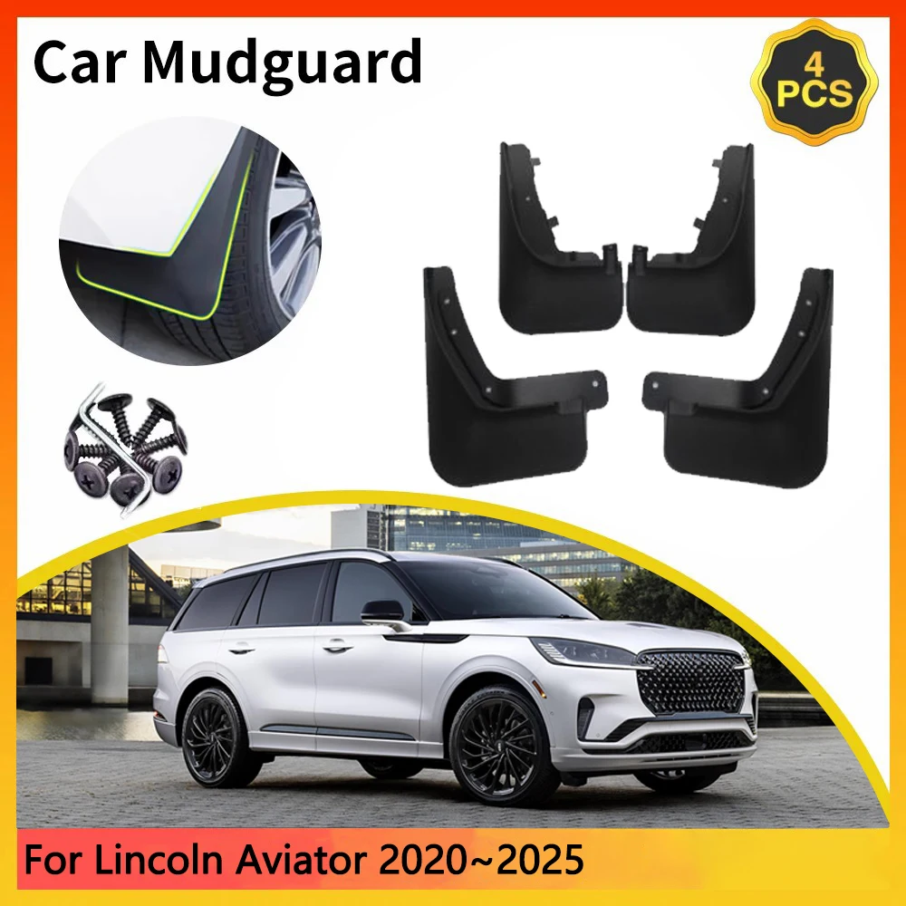 

For Lincoln Aviator 2024 2025 facelift refresh Car Mudguards Mudflap Mudguard Splash Guards Mud Flaps Fender Auto Accessories