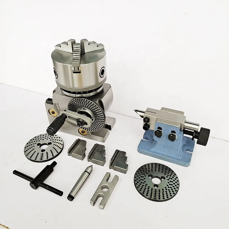 Cabeça divisória universal BS-0 BS-1 com cabeça divisória CNC de mandril de 3 mandíbulas