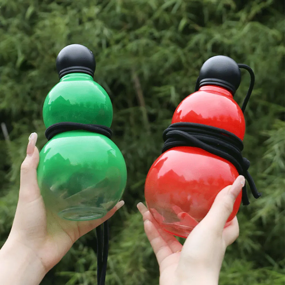 New Chinese Retro-Inspired Gourd Water Bottle 800ML Large Capacity Portable Wine Bottle Travel Water Kettle Gifts for Game Fans