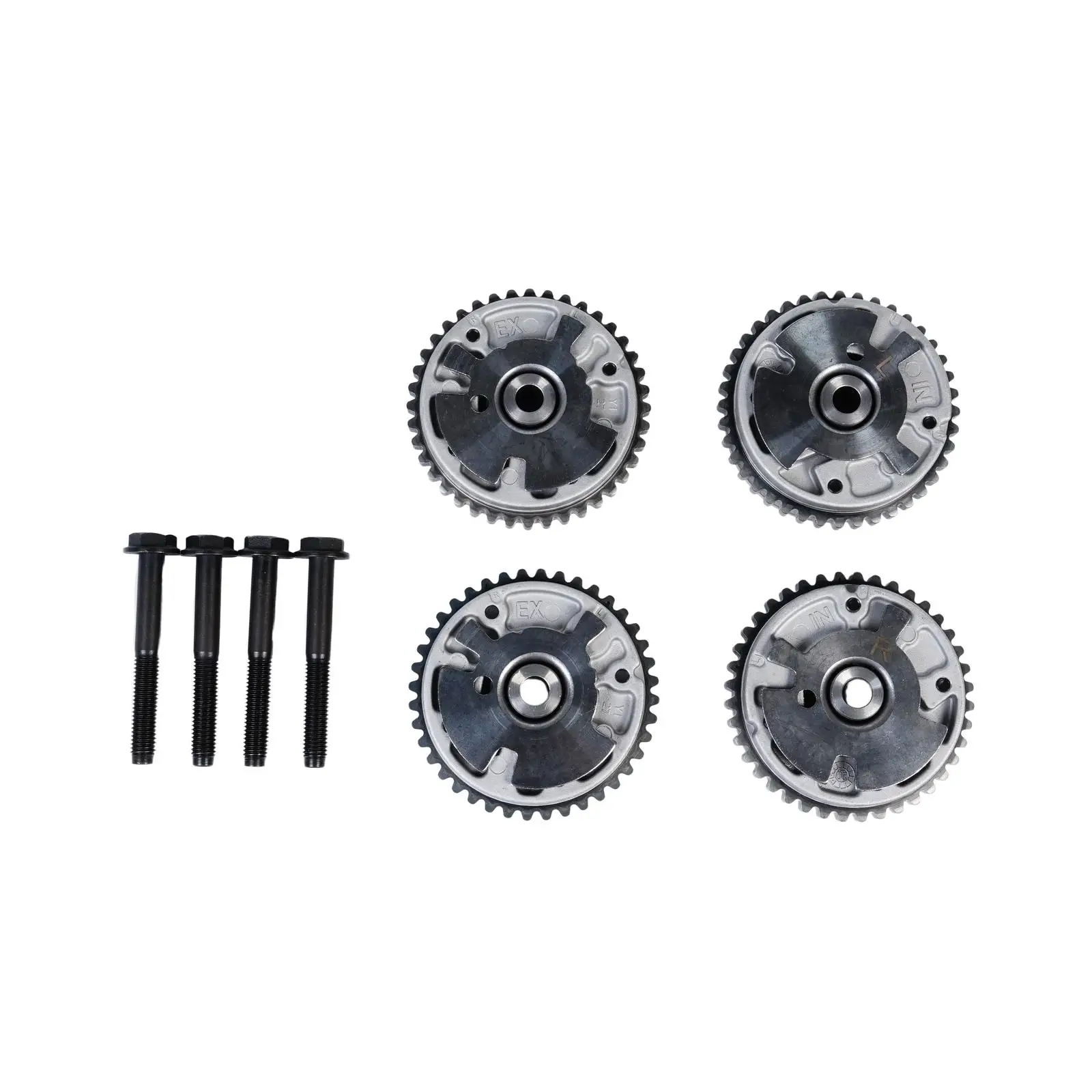 1Set Exhaust & Intake Variable Cam Sprockets 12626160 12626161 12624464 For Buick Cadillac Chevrolet GMC Pontiac Saab Saturn Suzuki Car Engine Accessories Replacement Parts US Warehouse