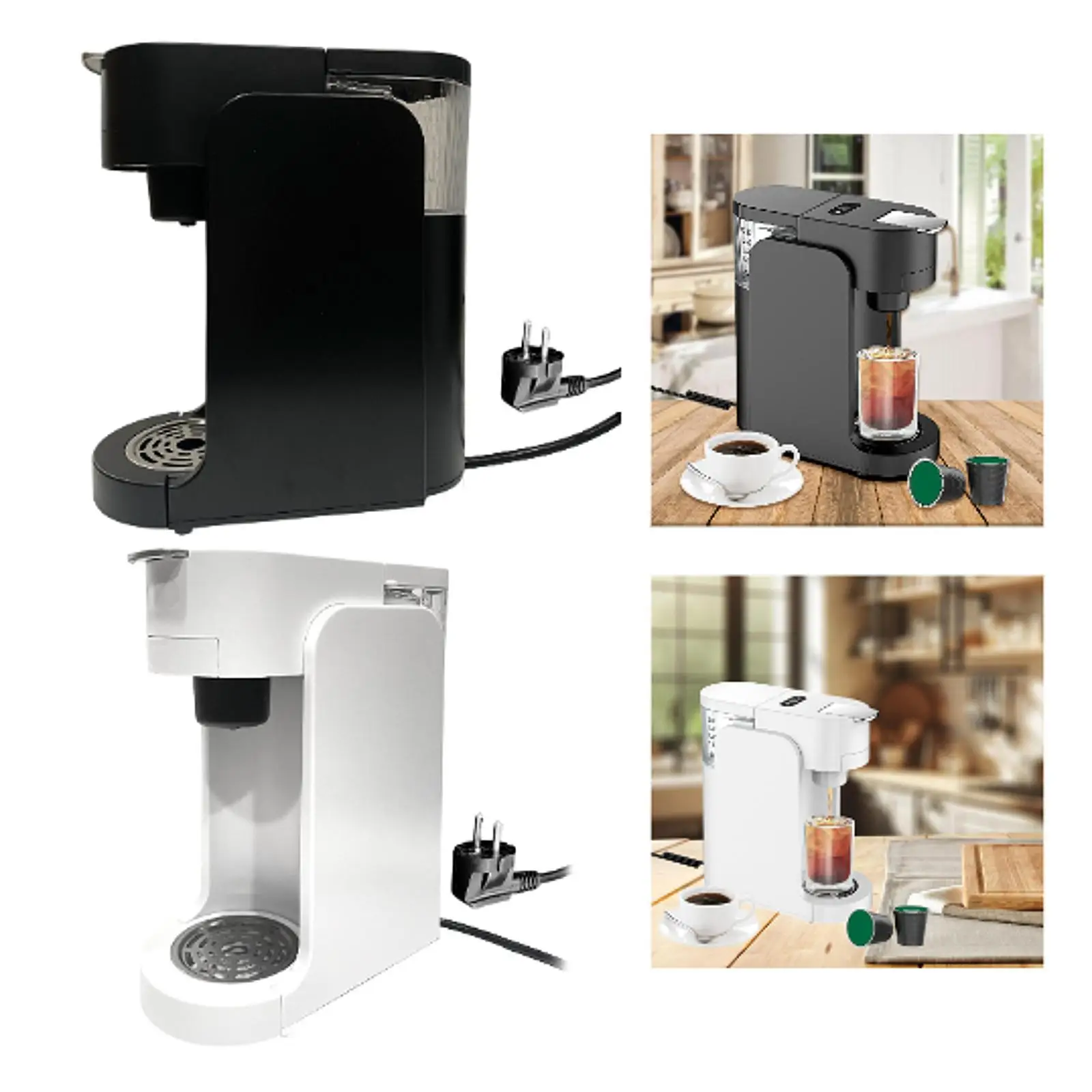 Máquina de café en cápsulas, máquina de café expreso portátil, máquina de café expreso automática, multifuncional para acampar, oficina, viajes, uso doméstico