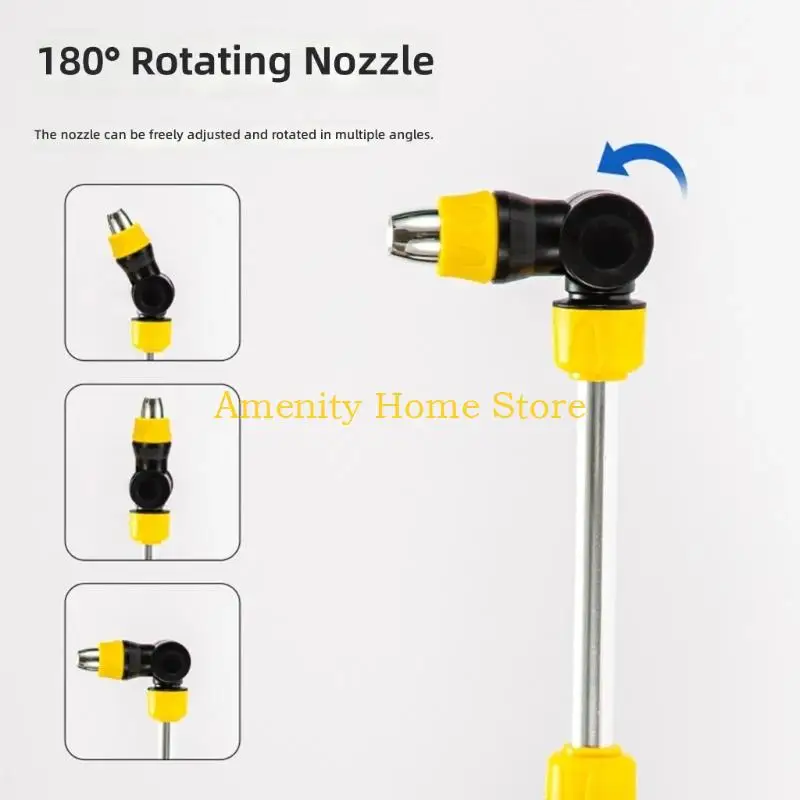 F26C High Pressure Water Guns Garden Nozzle Adjustable Watering Wand Car Washing