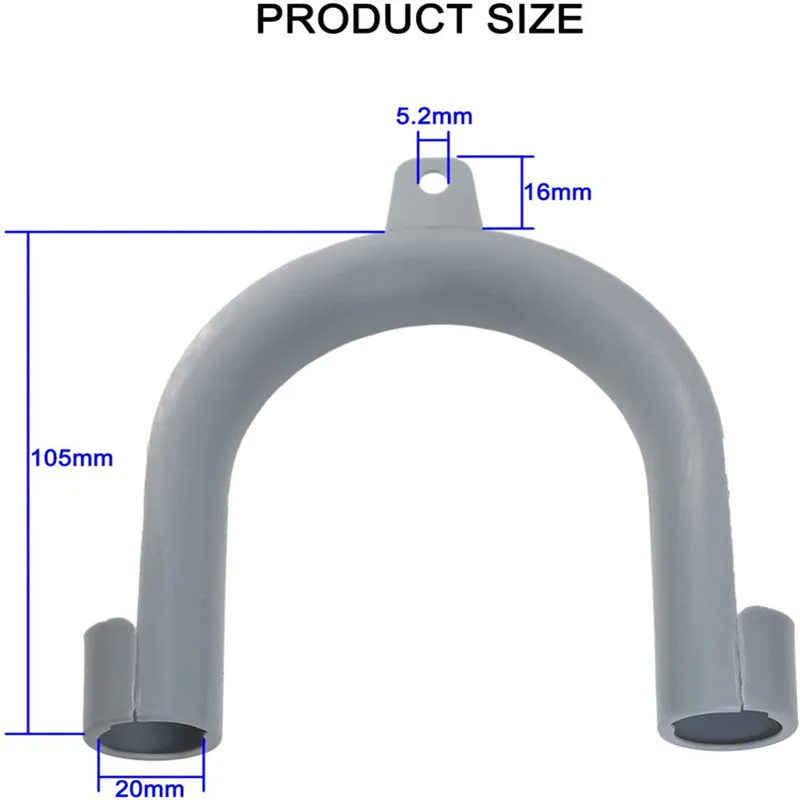 1PCS Universal U Shape Drain Hose Guide Washing Machine Discharge Hose Clip Bracket Water Pipe Holder for Home Accessories