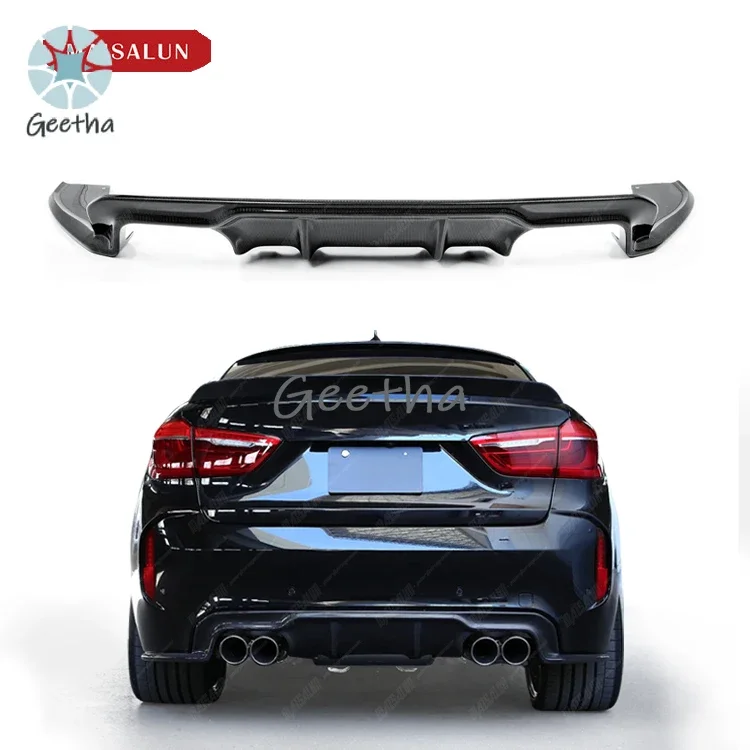 

High Quality 3D Style Carbon Fiber Body Kit for BMW X6M F86 Car Bumper Rear Diffuser