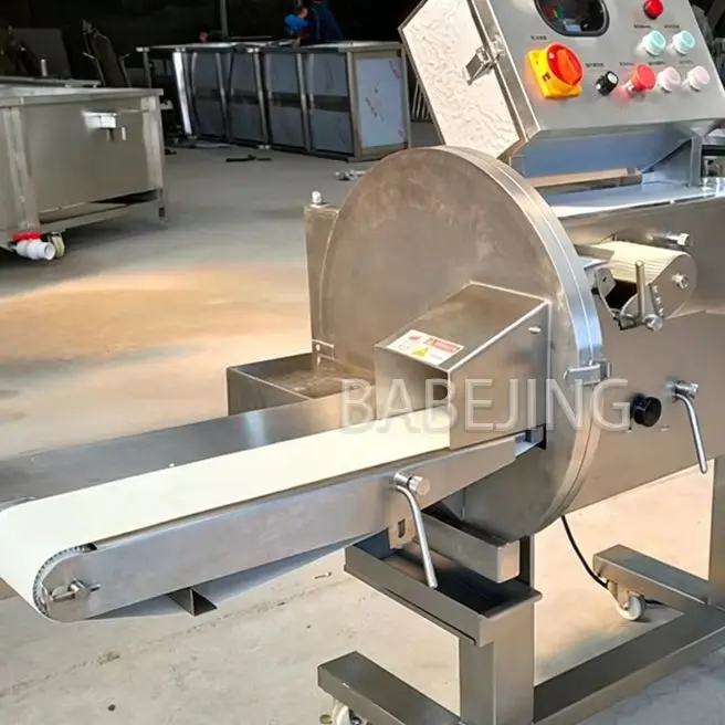 Fully Automatic Meat Cutting Machine for Bacon Ham Cooked Beef Slicing Food Processing Machine Kitchen Equipment