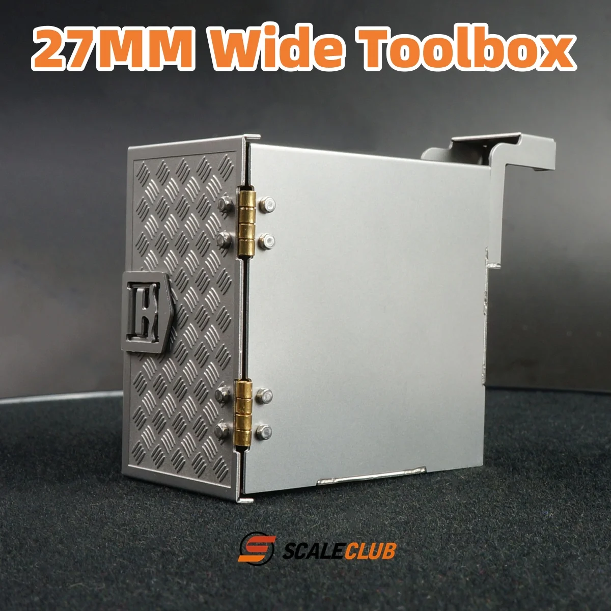 

27MM Wide Toolbox Metal For 1/14 Tamiya RC Lesu Scania Man Actros Volvo Remote Control Dump Truck Tractor Truck Trailer Tipper
