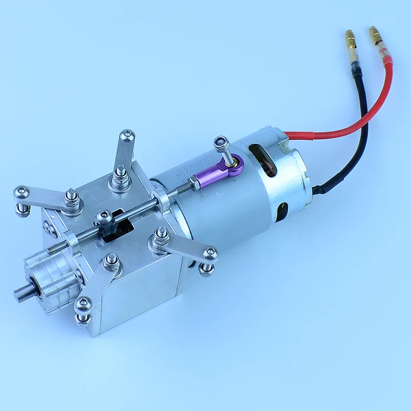 Metal 2 Gear Gearbox simulation Transmission for 1/14 Tamiya RC Truck SCANIA 770S VOLVO BENZ MAN TGX Car Accessories