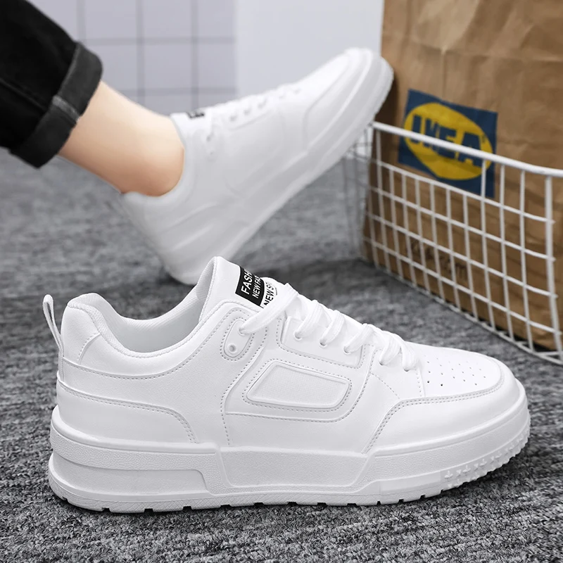 2024 New Male Tennis Shoes Sneakers Lover Comfy Pu Gym Sport Shoes Outdoor Adult Breathable Footwear Running Shoes Brand Top