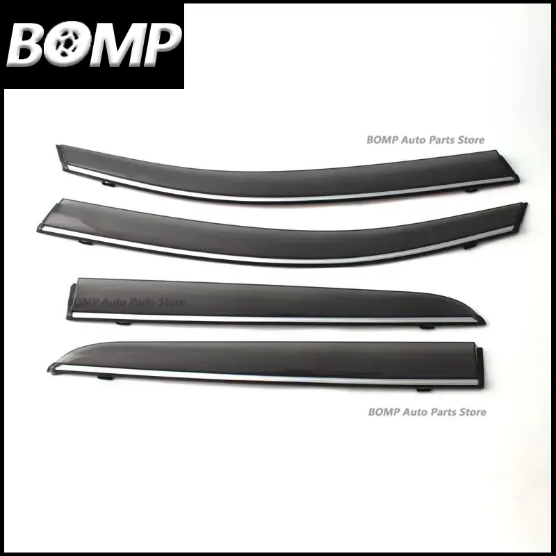 Viseras para ventanas laterales BOMP para Toyota Yaris Vitz 2008 2009 2010 2011, protectores contra la lluvia y el sol, deflectores, accesorios para automóviles SUNZ