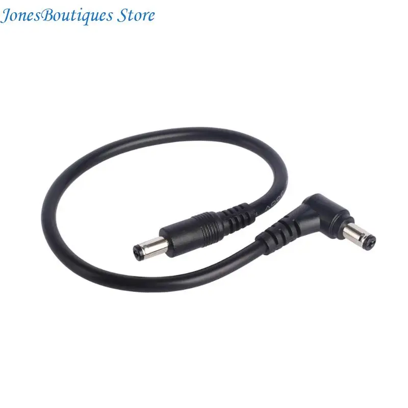 Straight to Male to Male Power Adapter Cable 18AWG 30cm Long W8KE