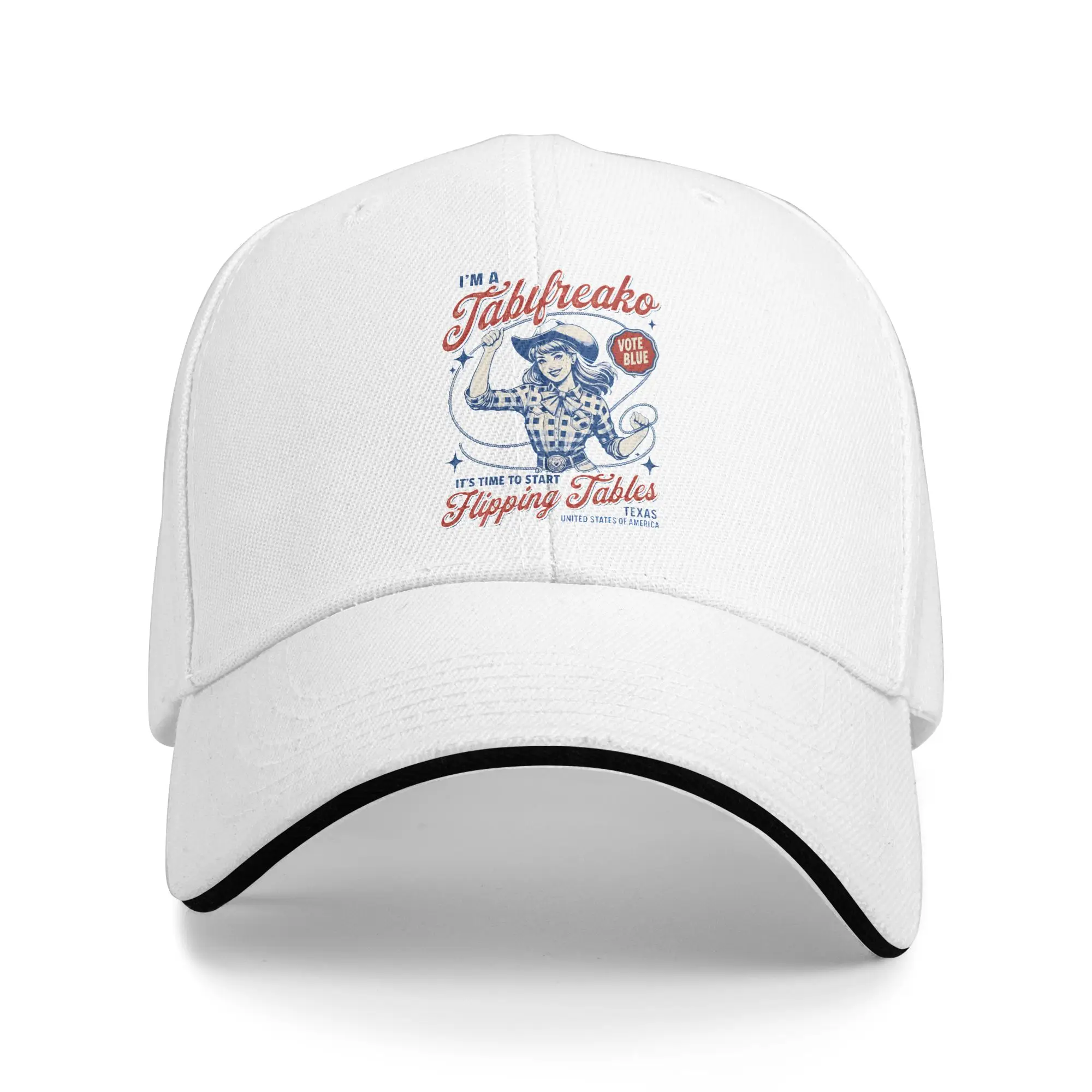 I'm a Talafreako Baseball Cap Popular It's Time To Start Flipping Tables Sandwich Cap Unisex Breathable Dad Hat Travel Gift