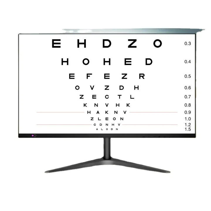 

2024 21.5-inch screen optical vision test card vision chart steel plastic material ODM support for 1 year