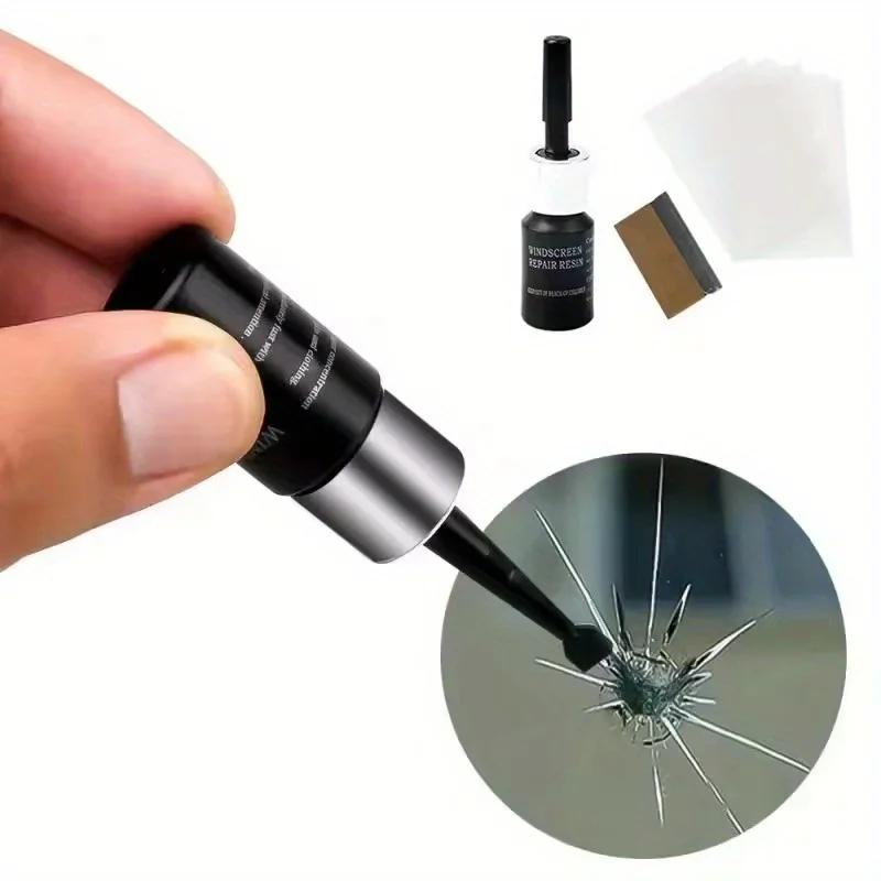 Car Glass Repair Window Crack Gone Remove Scratch AutomobileTruck Motorcycle Broken Repair Cracks Gone Glass Kit Windscreen Tool image 6