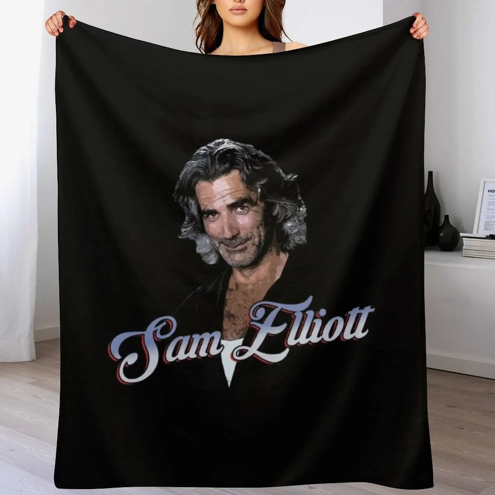 Sam Elliott Throw Blanket Fade Resistant Durable Throw Blanket