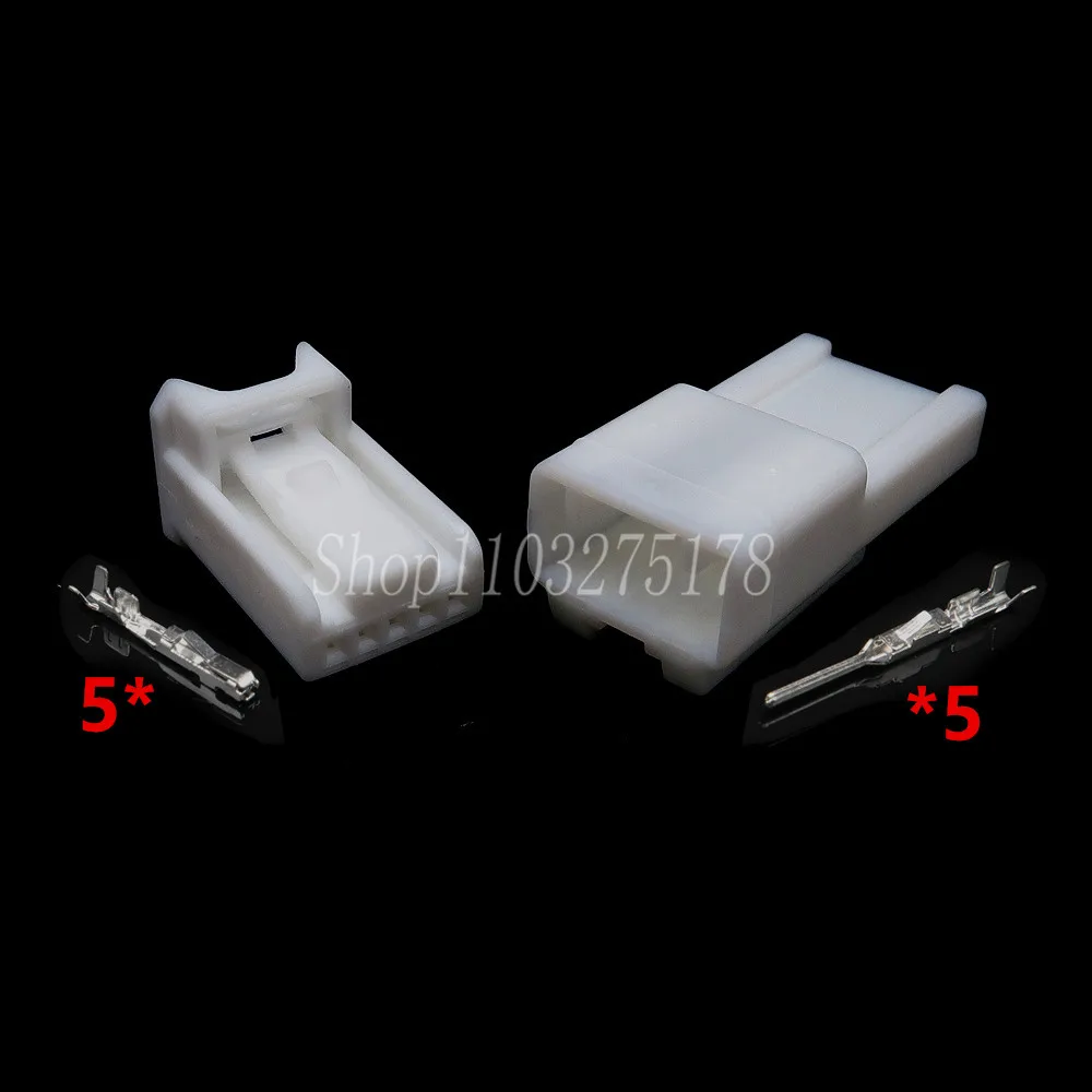 1 Set 5 Pin 90980-12365 90980-12366 90980-12541 6098-381 Male Female Automotive Wiring Unsealed Replacement Connector Car Socket