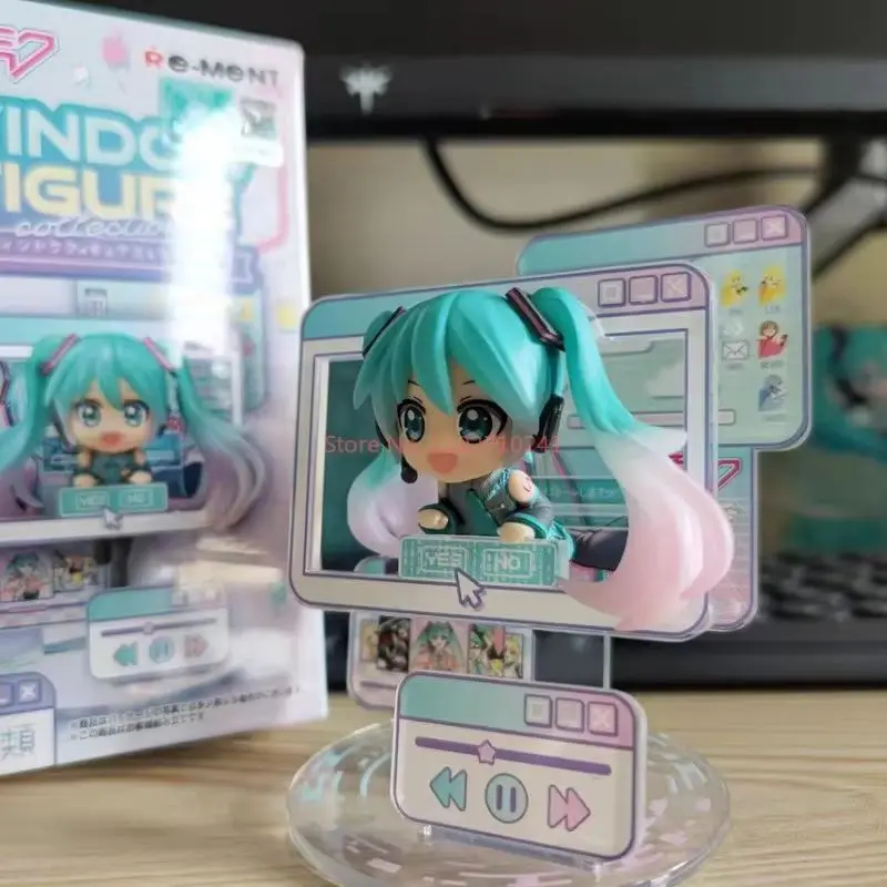 Anime Hatsune Miku Blind Box Window Mini Figure Series Kaito Meiko Figures Boxed Egg Trendy Model Tabletop Ornaments Dolls Toys