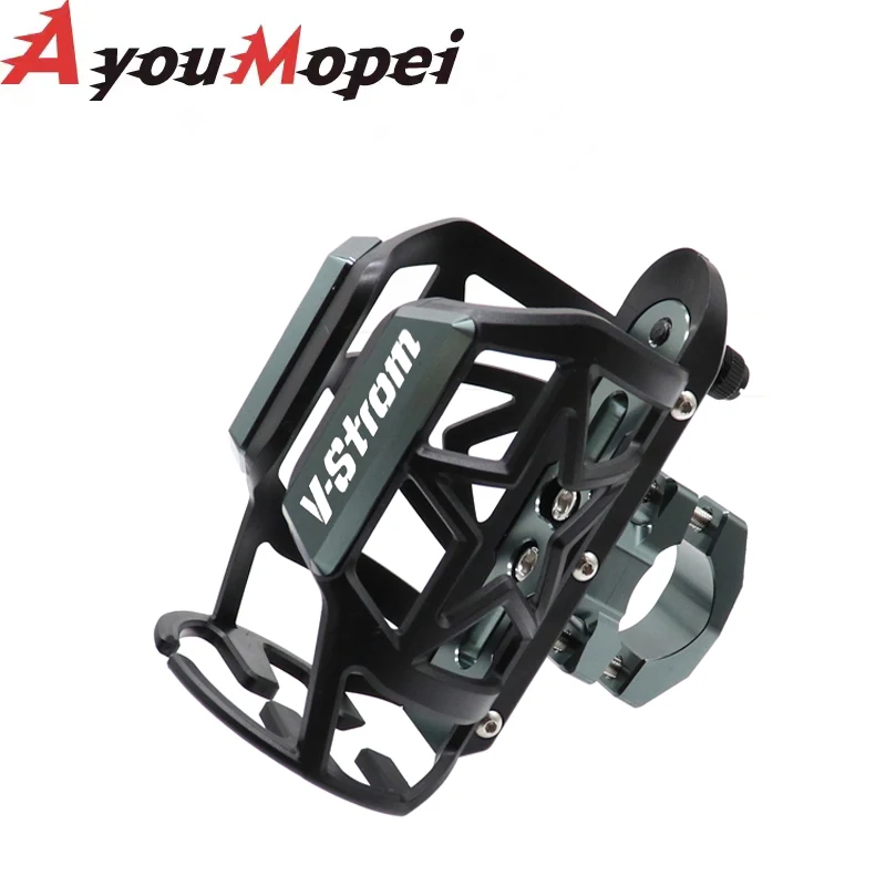 For SUZUKI VSTROM DL 250 650 V-Strom 650/XT 1000XT Motorbike Beverage Water Bottle Cage Drink Cup Holder Stand Mount